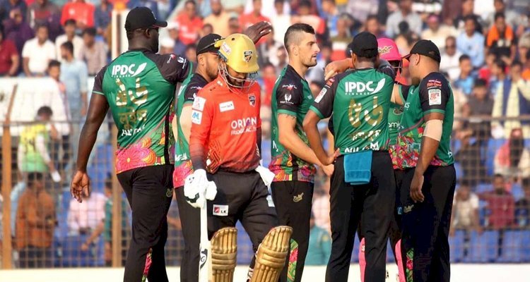 শ্বাসরুদ্ধকর ম্যাচে সিলেটের কাছে কুমিল্লার হার