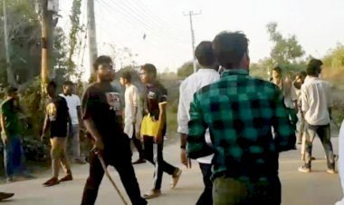 শাবিপ্রবিতে ছাত্রলীগের ২ গ্রুপের সং ঘ র্ষ, অ স্ত্রে র মহড়া