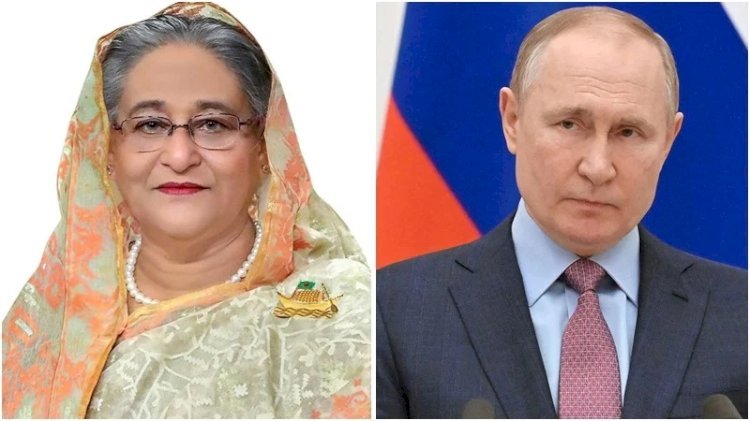 পুতিনকে শেখ হাসিনার অভিনন্দন