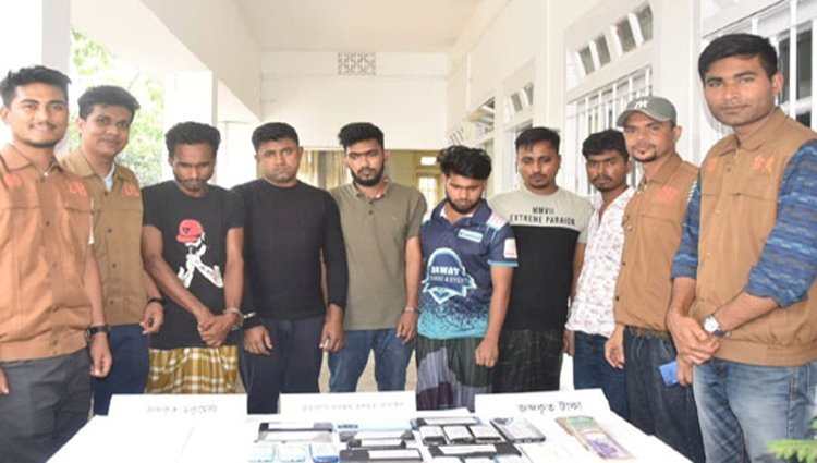 মৌলভীবাজারে ৬ বিকাশ প্রতারক গ্রেফতার