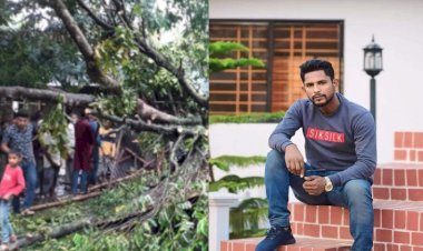 সুনামগঞ্জে ঝড়ের কবলে পড়ে আ হ ত যুবকের মৃ ত্যু