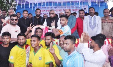 খেলাধুলা সমাজ থেকে অপরাধ প্রবনতা দূরে রাখে: শফিক চৌধুরী