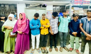 সিলেটে আবাসিক হোটেল থেকে ৯ নারী-পুরুষ আটক