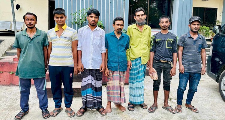 সিলেটে ৭ জুয়াড়ি আটক