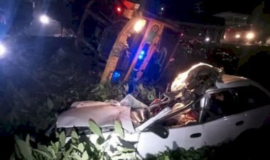 হবিগঞ্জে ট্রাক-প্রাইভেটকার সংঘর্ষে একই পরিবারের চারজনসহ নিহত ৫