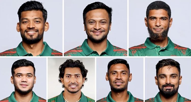 তাসকিনকে নিয়ে বাংলাদেশের বিশ্বকাপ দল ঘোষণা