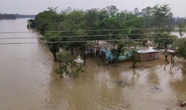 সিলেটে গ্রামাঞ্চলে কমলেও নগরে বাড়ছে পানি