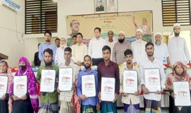 গোয়াইনঘাটে প্রধানমন্ত্রীর ঘর উপহার পেলো ৪০টি পরিবার