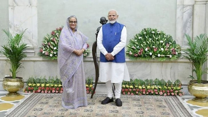 শেখ হাসিনা-মোদি বৈঠক: দুদেশের সম্পর্ক আরও দৃঢ় করার আশাবাদ