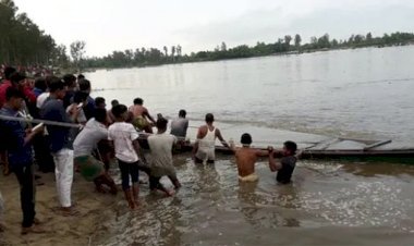 সুরমা নদীতে নৌকা ডুবে শিশুসহ নিখোঁজ ৩