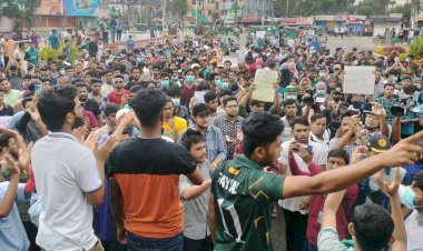 'মার্চ ফর জাস্টিস': সিলেটে পুলিশী বাধায় ছত্রভঙ্গ আন্দোলনকারীরা