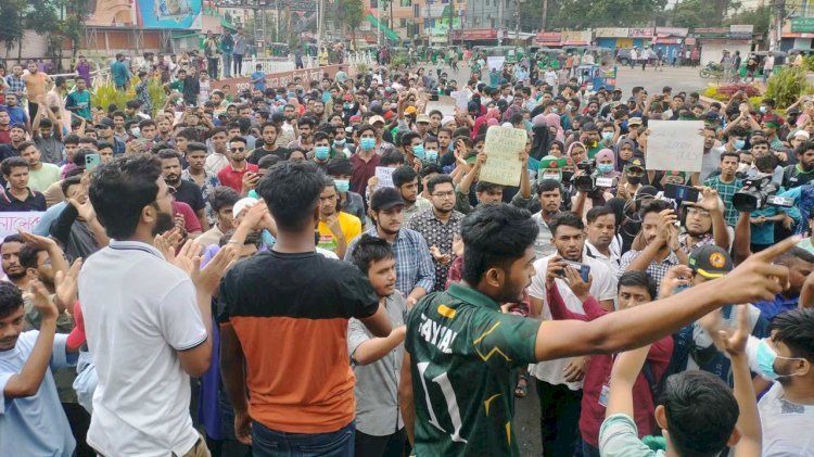 'মার্চ ফর জাস্টিস': সিলেটে পুলিশী বাধায় ছত্রভঙ্গ আন্দোলনকারীরা