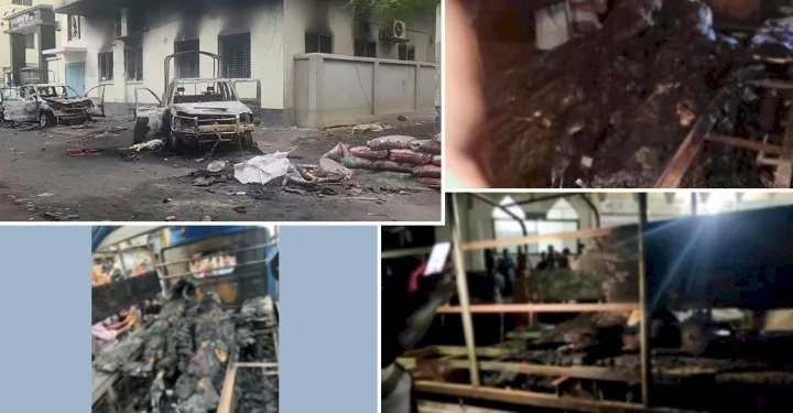 ‘মরদেহগুলো পিকআপে তুলে আগুন দেওয়া হয়’