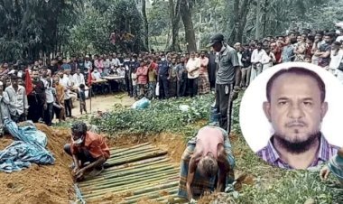 দাফনের ৪ মাস পর সিলেট গ্যাস ফিল্ড কর্মকর্তার মরদেহ উত্তোলন