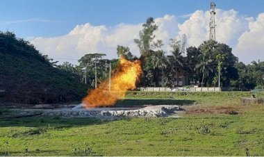 সিলেটে গ্যাস খুঁজতে গিয়ে তেলের সন্ধান