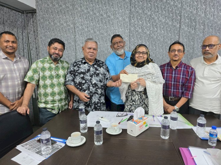 সিলেট কিডনি ফাউন্ডেশনে ১ কোটি টাকা অনুদান প্রদান