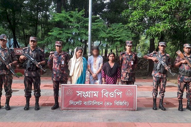 সিলেট সীমান্ত দিয়ে ভারতে অনুপ্রবেশের চেষ্টার অভিযোগে মা-মেয়েসহ আটক ৩