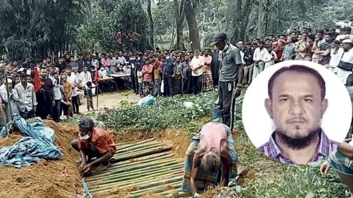 দাফনের ৪ মাস পর সিলেট গ্যাস ফিল্ড কর্মকর্তার মরদেহ উত্তোলন