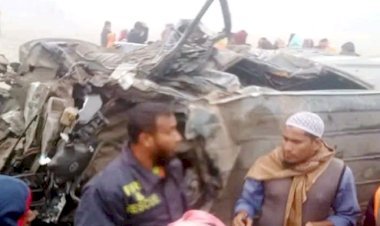 মাধবপুরে ওমরা করে ফেরার পথে সড়কে প্রাণ গেল শিশুসহ ৩ জনের