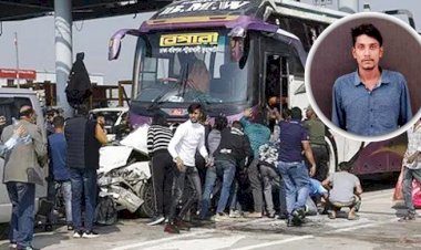 টোলপ্লাজায় নিহত ৬: সেই বাসচালক গ্রেফতার