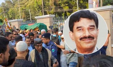 সিলেটে হারিস চৌধুরীর দেহাবশেষ, বিকেলে পুনরায় দাফন