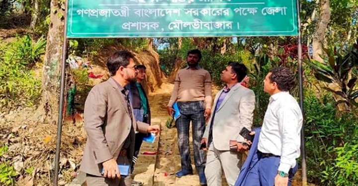 মৌলভীবাজারে ১০ কোটি মূল্যের খাসজমি উদ্ধার