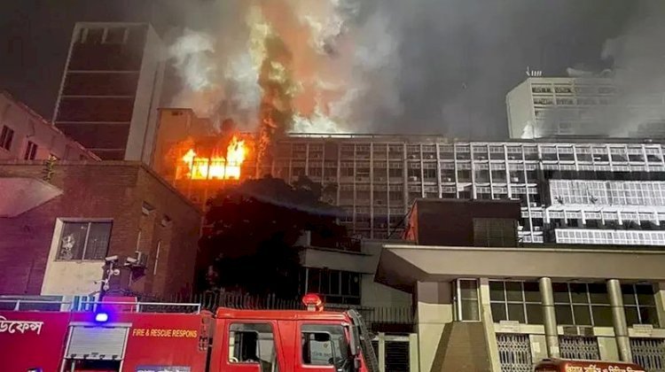 সচিবালয়ে ভয়াবহ অগ্নিকান্ড: নাশকতা নাকি দুর্ঘটনা!