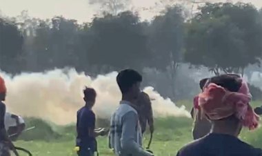 চৌকা সীমান্তে বিজিবি-বিএসএফ চরম উত্তেজনা, এলাকাবাসীর পাল্টাপাল্টি পাথর নিক্ষেপ