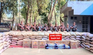 সুনামগঞ্জ সীমান্তে কোটি টাকার ভারতীয় পণ্য জব্দ