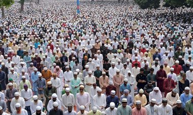 শোলাকিয়ায় ৬ লক্ষাধিক মুসল্লির অংশগ্রহণে ঈদ জামাত
