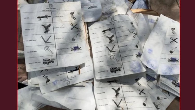 ডিসির পুকুরে মিলল সংসদ নির্বাচনের সিলমারা বিপুল ব্যালট