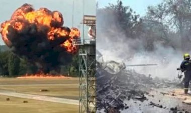 যুক্তরাজ্যে উড্ডয়নের পরই প্লেন বিধ্বস্ত