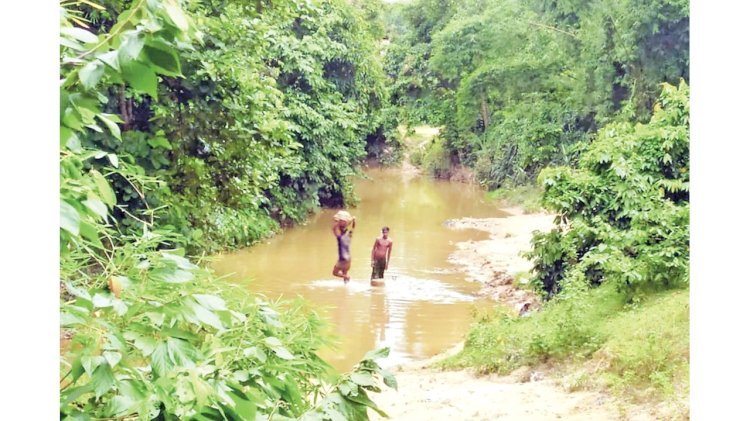 লুটে নেওয়া হচ্ছে নদী ও ছড়ার সিলিকা বালু