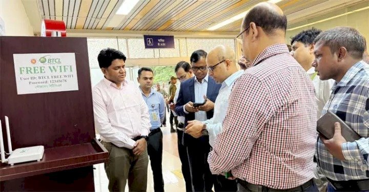 সিলেট ওসমানী আন্তর্জাতিক বিমানবন্দরে ফ্রি ওয়াইফাই সেবা চালু