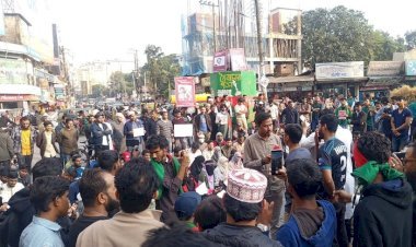 হাদি হত্যার বিচার চেয়ে সিলেটে আজও বিক্ষোভে ইনকিলাব মঞ্চ