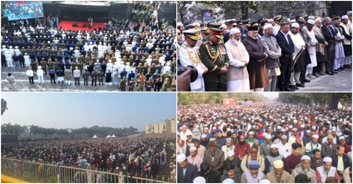 লাখো মানুষের অংশগ্রহণে খালেদা জিয়ার জানাজা সম্পন্ন