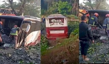 সুনামগঞ্জে বাস–পিকআপ মুখোমুখি সংঘর্ষে, নিহত ১