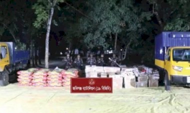 সিলেটে সীমান্তে ২ কোটি টাকার অবৈধ চোরাচালানি পণ্য জব্দ