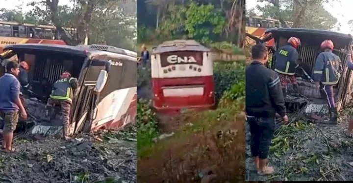 সুনামগঞ্জে বাস–পিকআপ মুখোমুখি সংঘর্ষে, নিহত ১