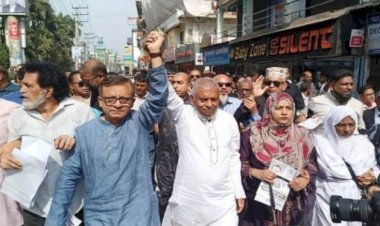 সিলেট বিএনপিতে ঐক্যের বার্তা বিভক্তি ভুলে নির্বাচনী মাঠে মুক্তাদির–আরিফ