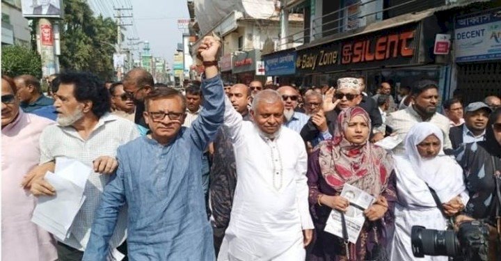 সিলেট বিএনপিতে ঐক্যের বার্তা বিভক্তি ভুলে নির্বাচনী মাঠে মুক্তাদির–আরিফ