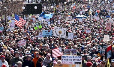 যুক্তরাষ্ট্রে ট্রাম্পের বিরুদ্ধে ৮০ লাখ মানুষের বিক্ষোভ